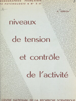 cover image of Niveaux de tension et contrôle de l'activité